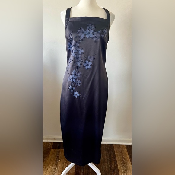 NWT CDC Petites Navy Gown size 8 - Picture 2 of 7